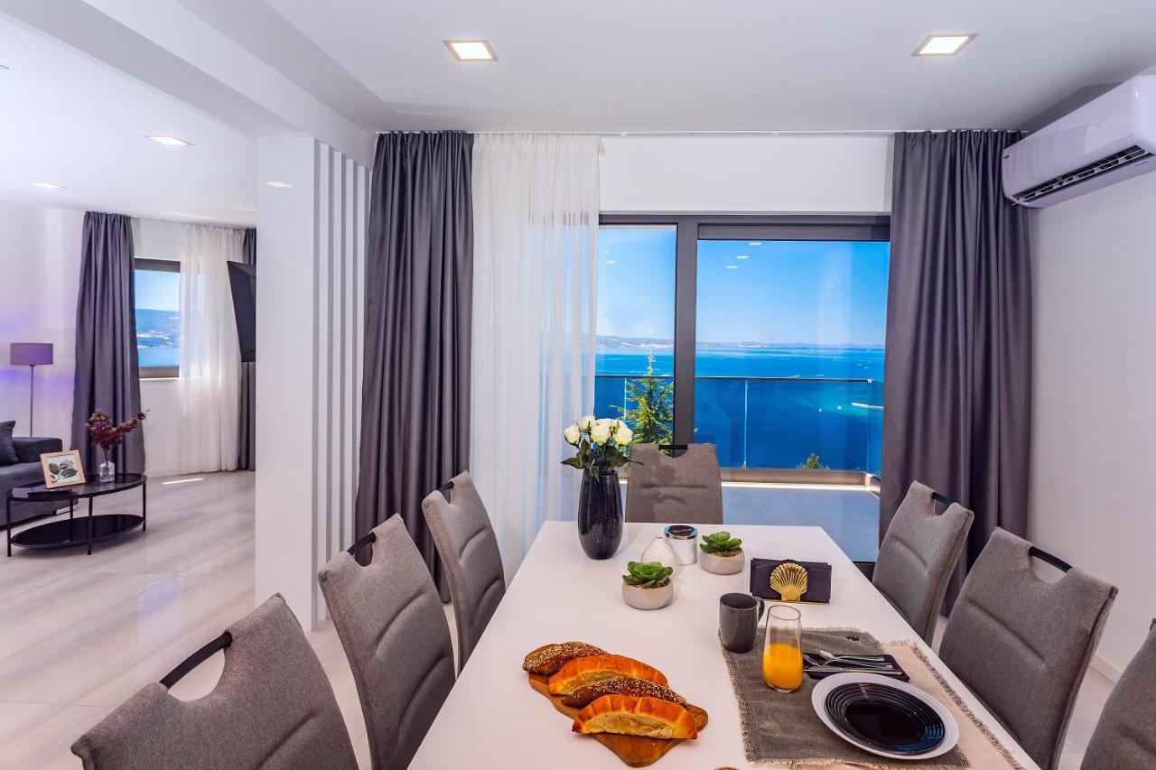 Villa Belvedere With Heated Pool, Billiards, Media Room, Sea Views,10 Pax Omiš Exterior foto
