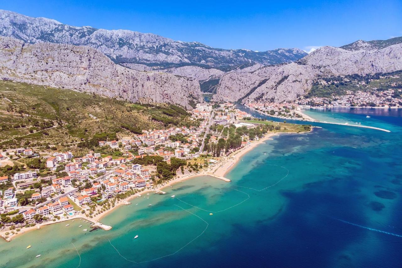 Villa Belvedere With Heated Pool, Billiards, Media Room, Sea Views,10 Pax Omiš Exterior foto