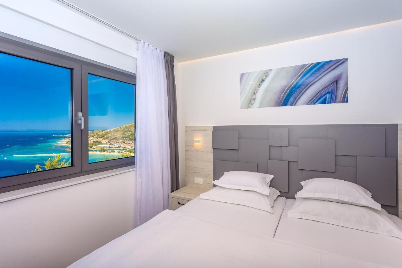 Villa Belvedere With Heated Pool, Billiards, Media Room, Sea Views,10 Pax Omiš Exterior foto