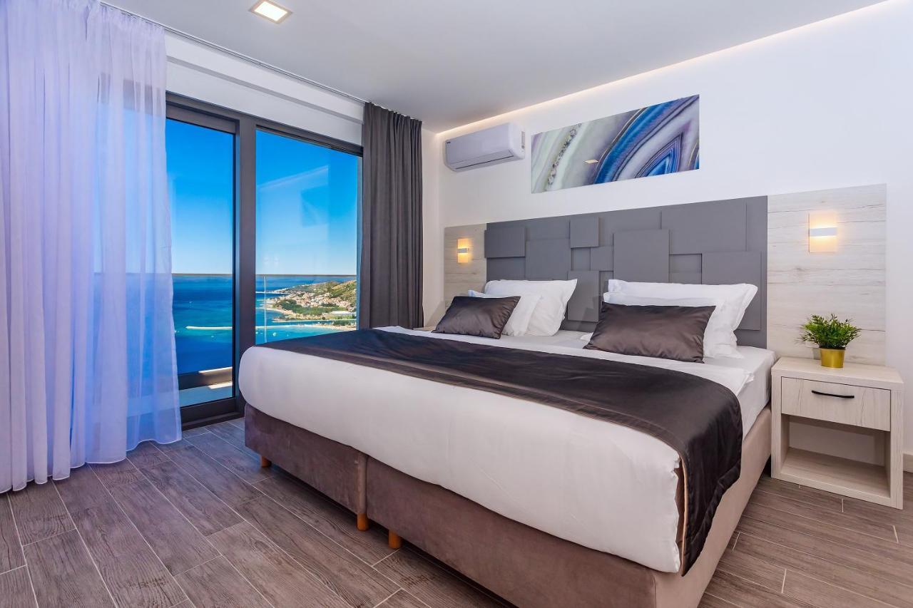 Villa Belvedere With Heated Pool, Billiards, Media Room, Sea Views,10 Pax Omiš Exterior foto